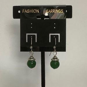 Jade Dangling Fashion Earrings NWOT
